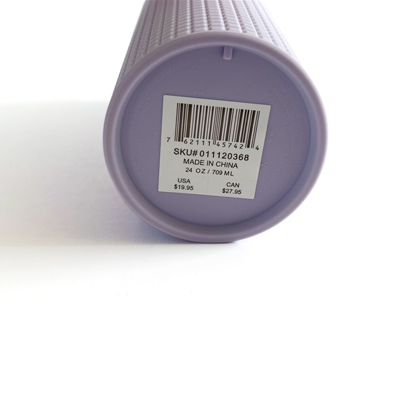 Starbucks 24 Oz Tumbler Matte Lavender Purple 2021 Valentine Collection NEW - Picture 3 of 7